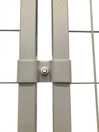 POHJOLAN LEMMIKKITARVIKE Koiratarha / Koira-Aitaus Elementti 4,5 x 4,5 x 1,82m / 20m2 Harmaa