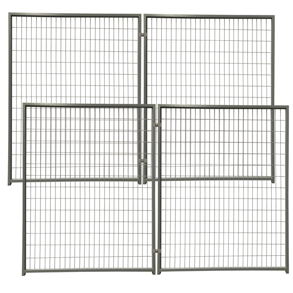 POHJOLAN LEMMIKKITARVIKE Koiratarha / Koira-aitaus Elementti 6 x 6 x 1,82m / 36m2 Harmaa