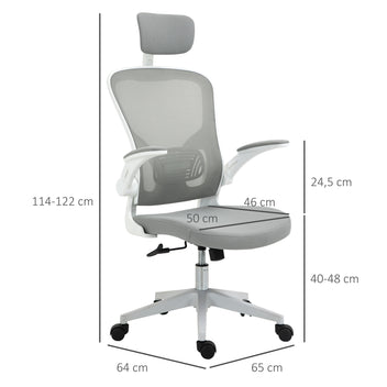 Työtuoli harmaa 65x64x122 cm