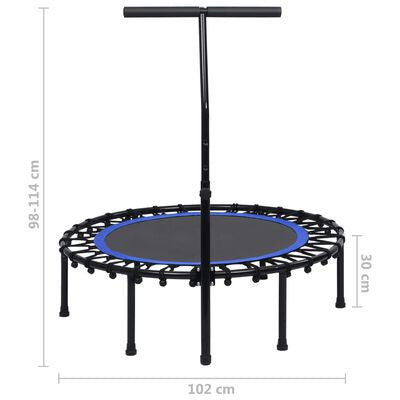 Fitnessstudsmatta med handtag 102 cm
