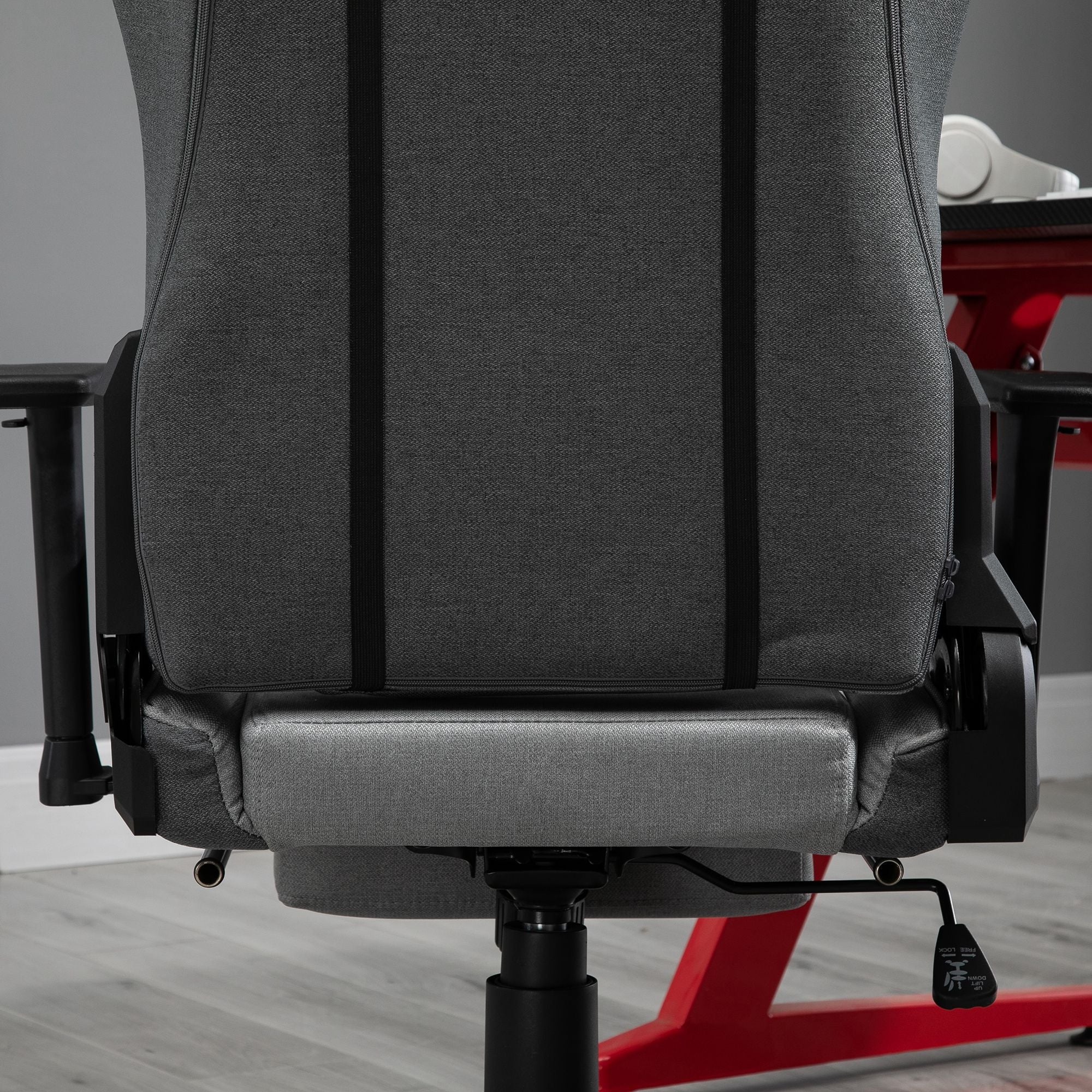 Ergonominen pelituoli, harmaa