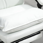 Työpöytätuoli jalkatuella, korkea selkänoja, Valkoinen