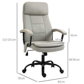 Hierova kontorsstol 63 cm x 70 cm x 121 cm