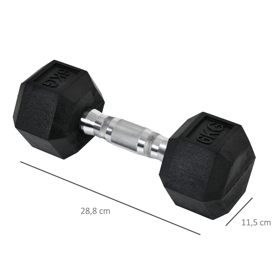 Gummihantel 6 kg