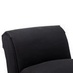 Pehmustettu penkki, musta