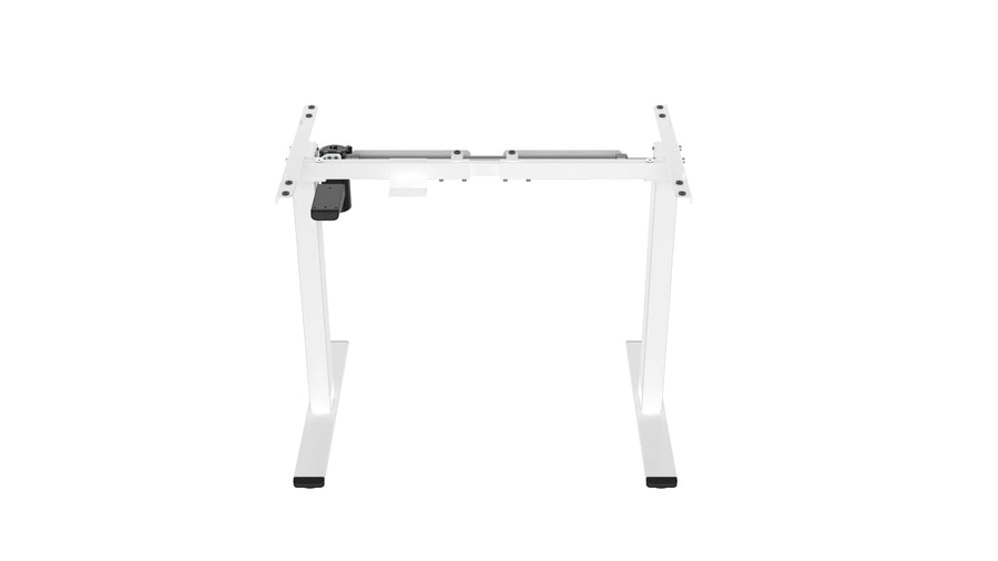 Sähköpöydän runko 71–121 cm – 70 kg, 100–160 cm pöytälevyyn, valkoinen