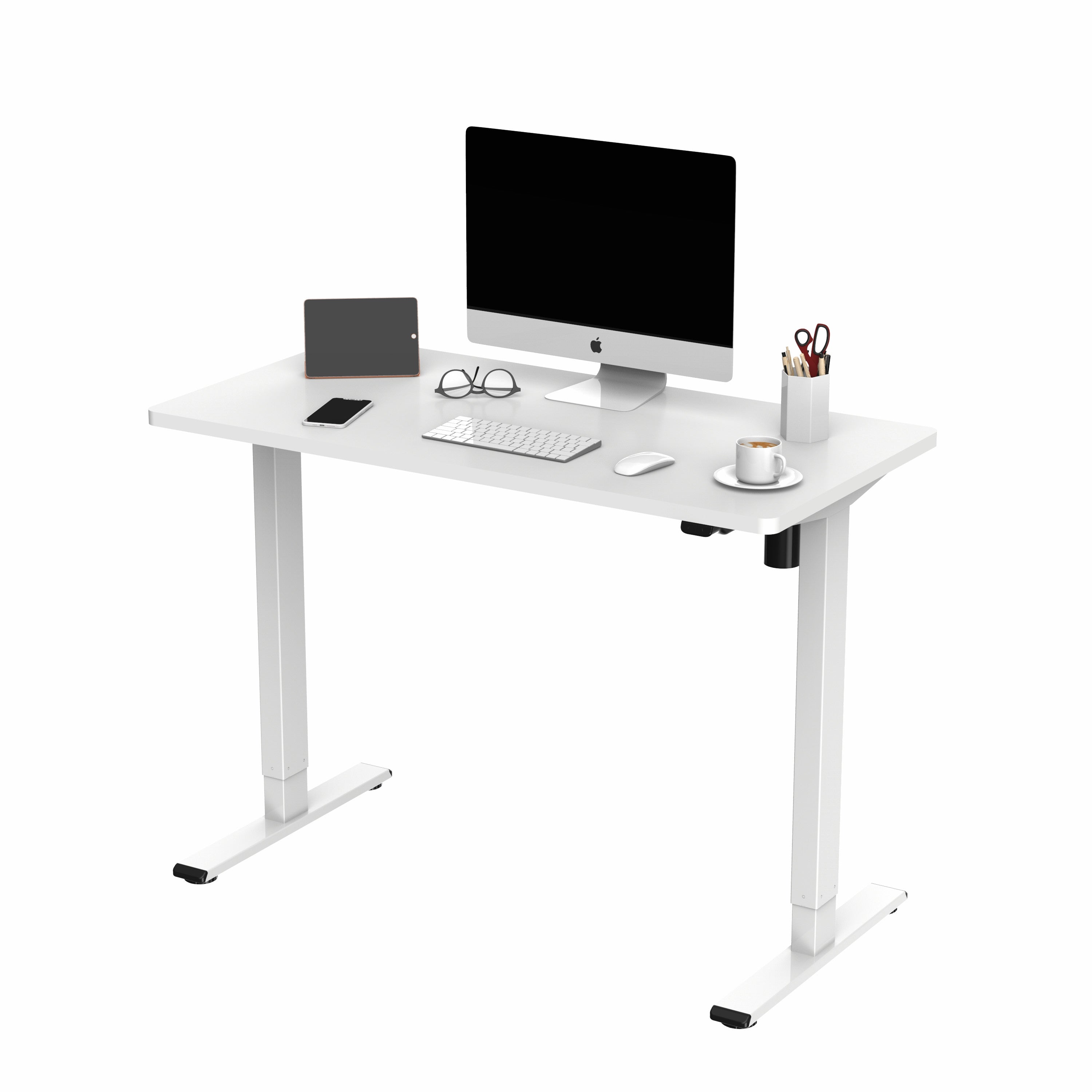 Pohjola Indoor Sähköpöydän Runko 2, 71-121cm, Valkoinen