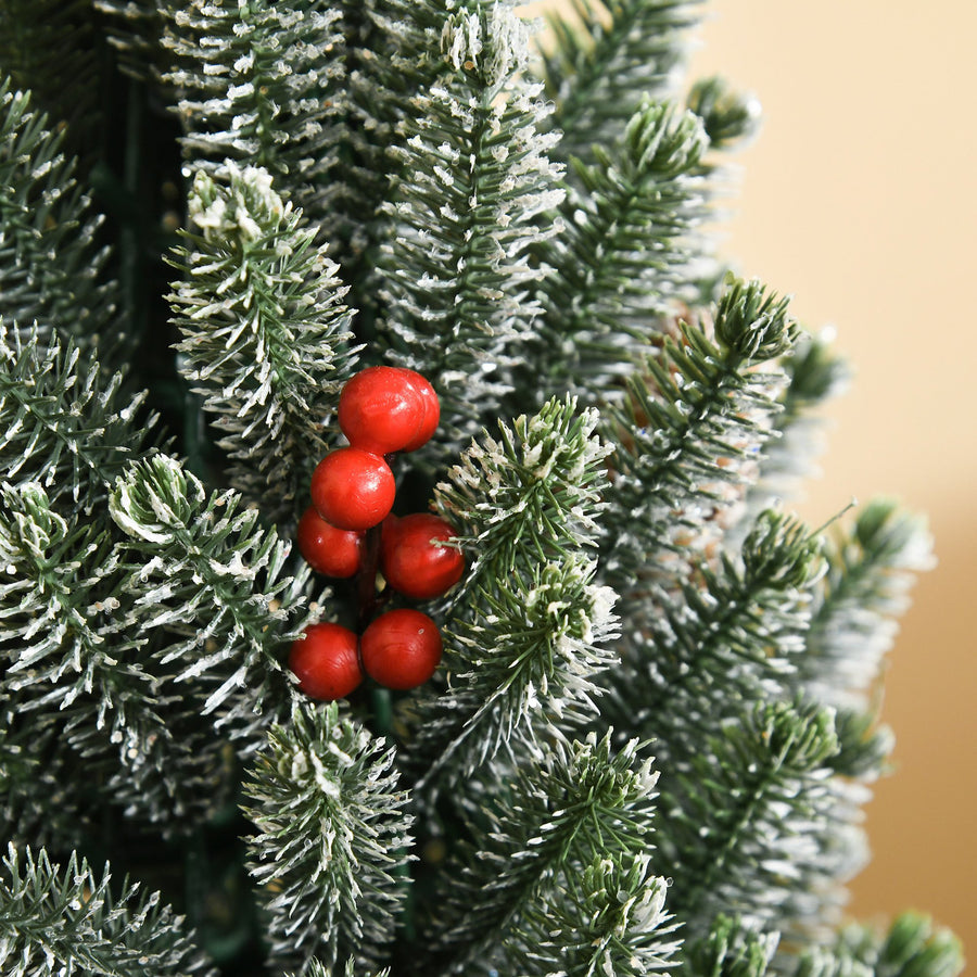 Bordsträd 47 cm (grönt/vitt)