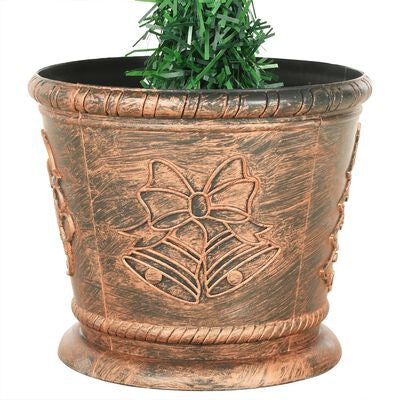 Tekojoulukuusi LED-valoilla ja palloilla vihreä 65cm