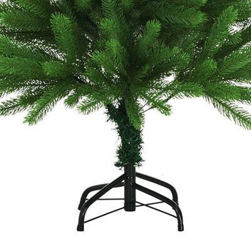 Tekojoulukuusi LED-valoilla ja palloilla vihreä 120cm