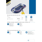 Kumivene ja Airot, Hydro-Force Treck X1 Kumivenesetti, 228cm