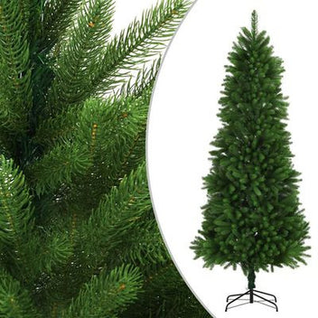 Tekojoulukuusi LED-valoilla ja palloilla vihreä 240cm