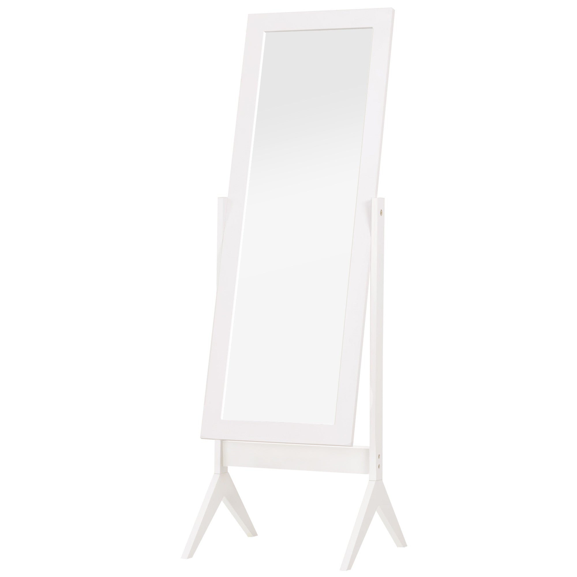 Stående spegel, vit 47 x 46 x 148 cm