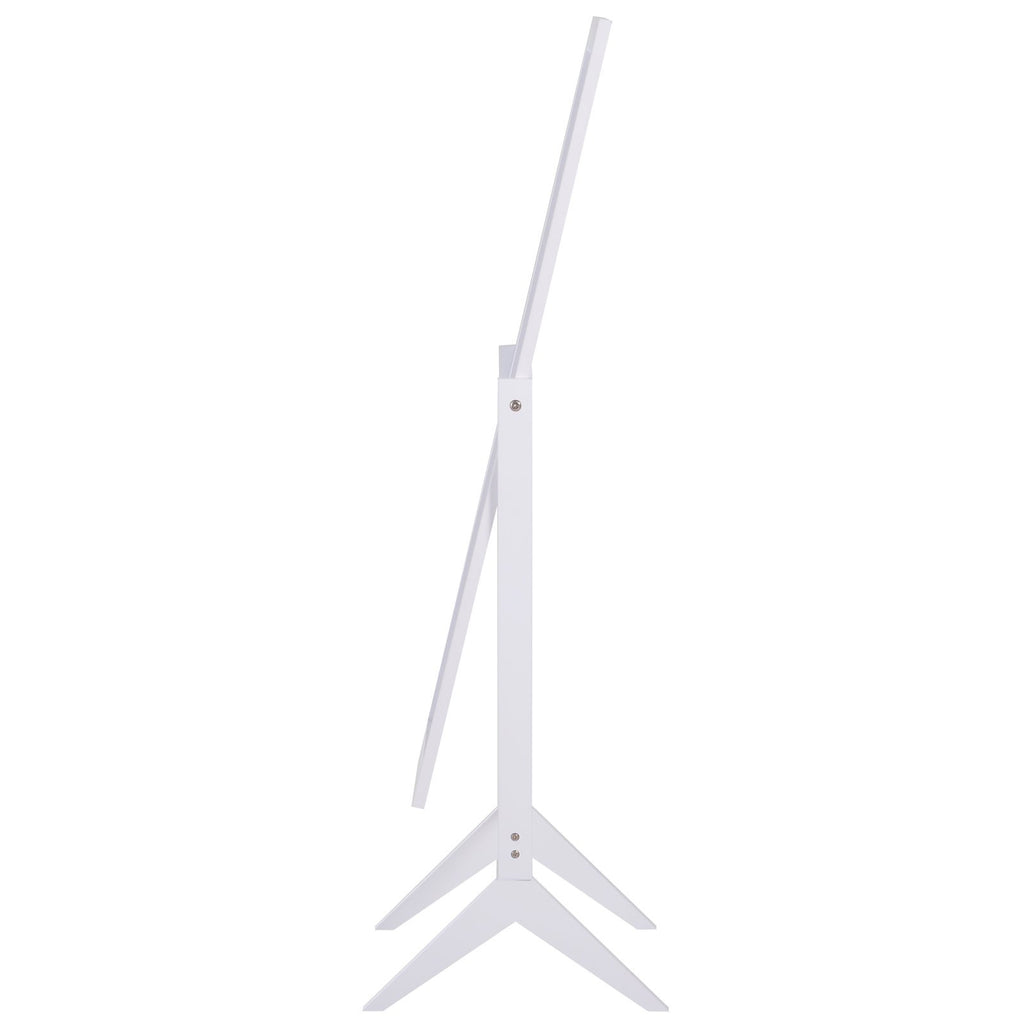 Stående spegel, vit 47 x 46 x 148 cm