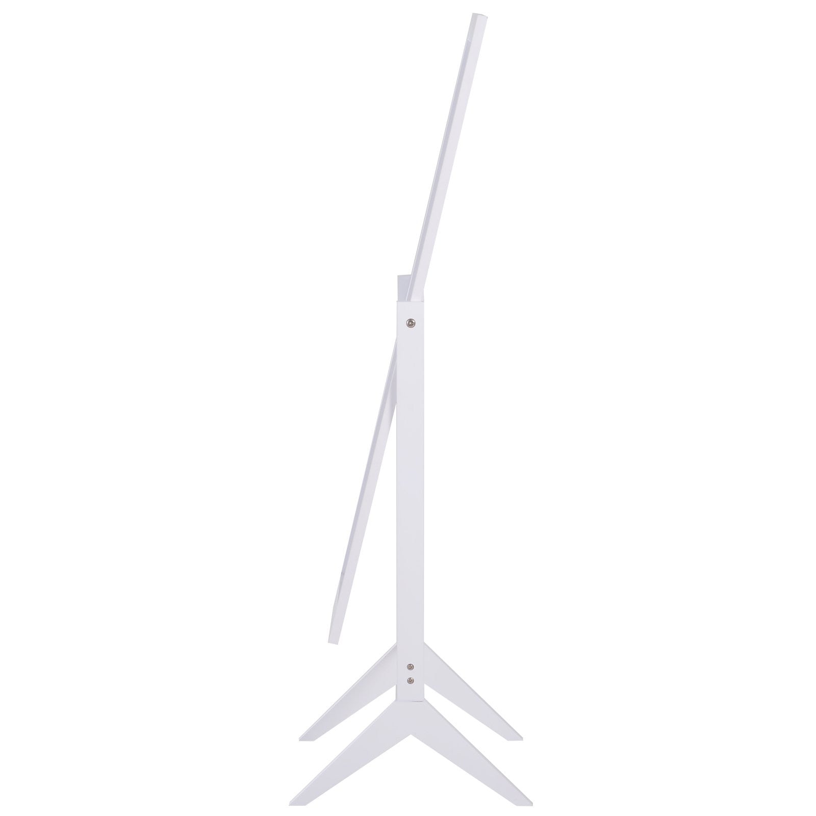 Stående spegel, vit 47 x 46 x 148 cm