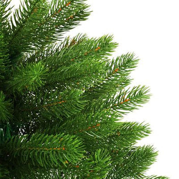 Tekojoulukuusi LED-valoilla ja palloilla vihreä 90cm