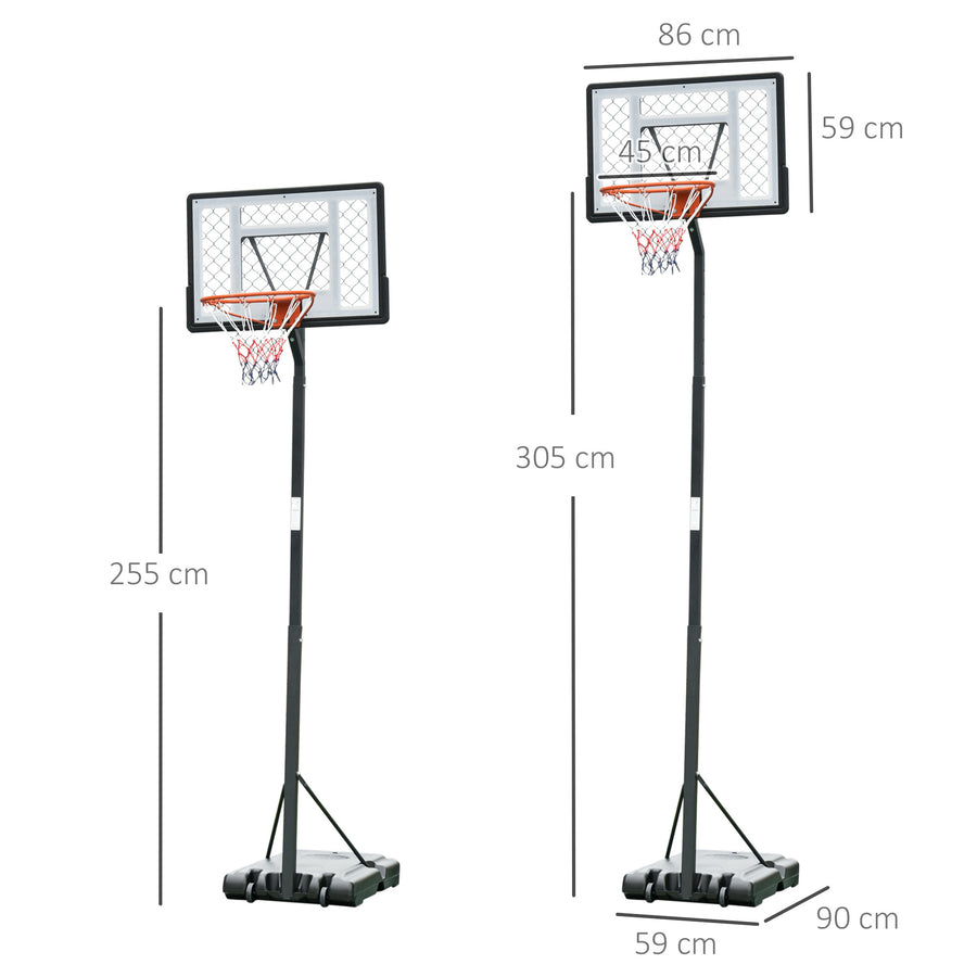 Justerbar basketkorg