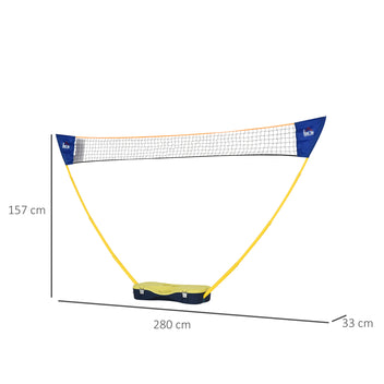 Badminton nät med stativ