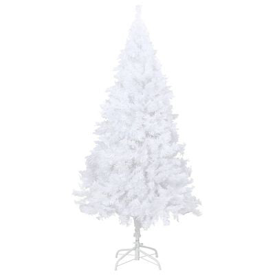 Tekojoulukuusi paksuilla oksilla valkoinen 210cm