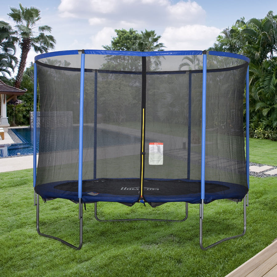 Trampolin med säkerhetsnät