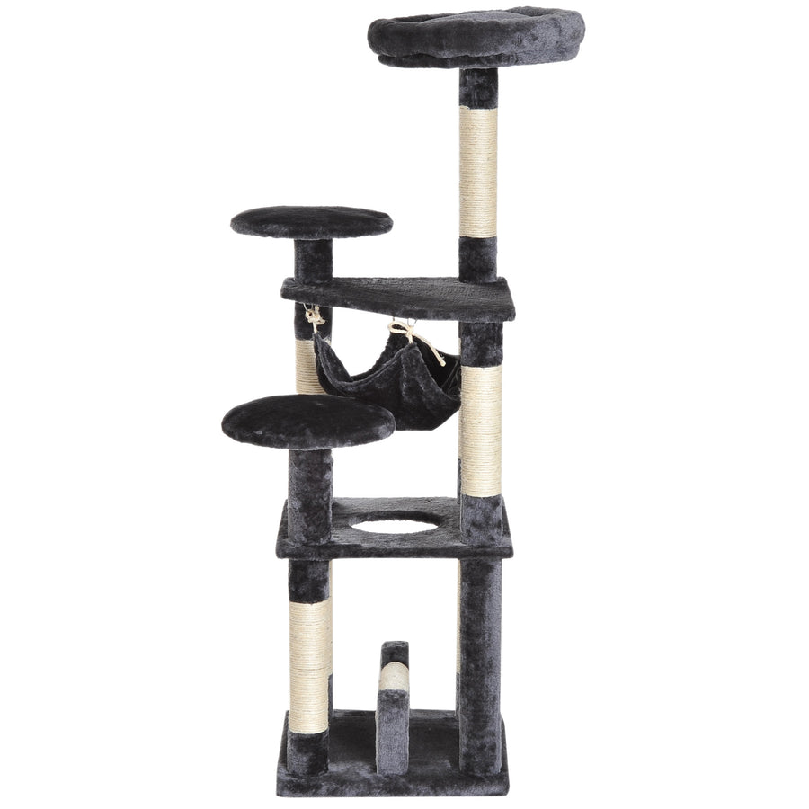 Stabil kattklösstolpe 132 cm