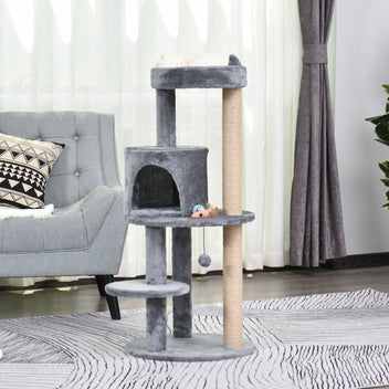Kattklösstativ 104 cm, grå