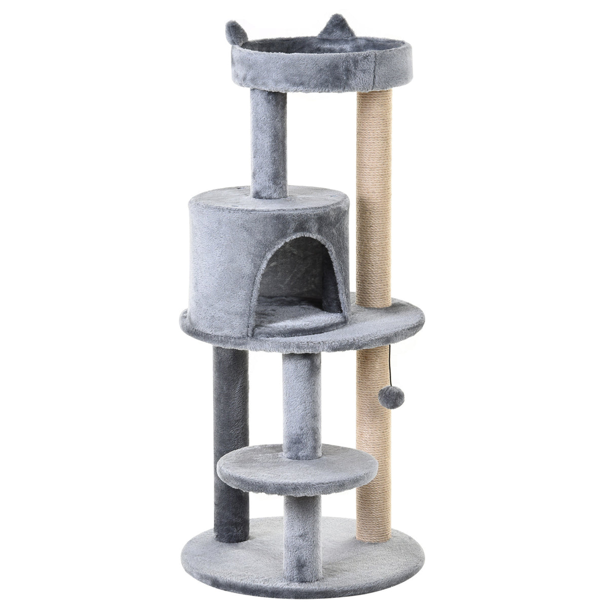 Kattklösstativ 104 cm, grå