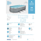 Uima-allassetti Bestway Power Steel 549 x 274 x 122 CM