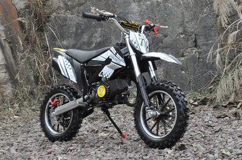 Minikrossi 49cc – 2,5 kW, automaattivaihteisto, levyjarrut