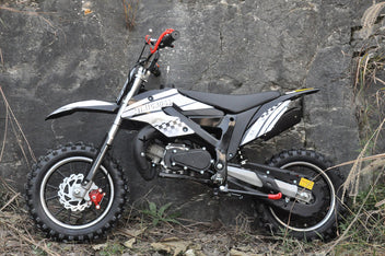 Minikrossi 49cc – 2,5 kW, automaattivaihteisto, levyjarrut