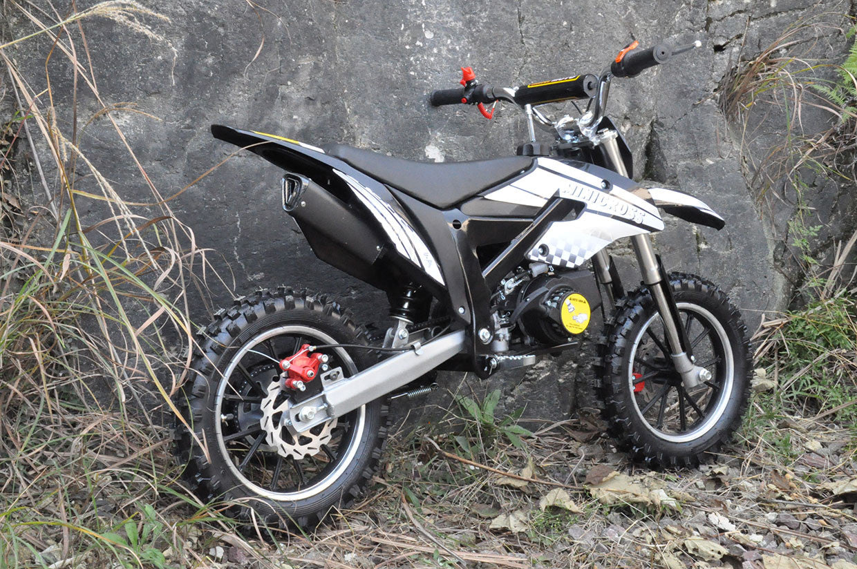 POHJOLA MOTORS Minikrossi 49cc, valkomusta