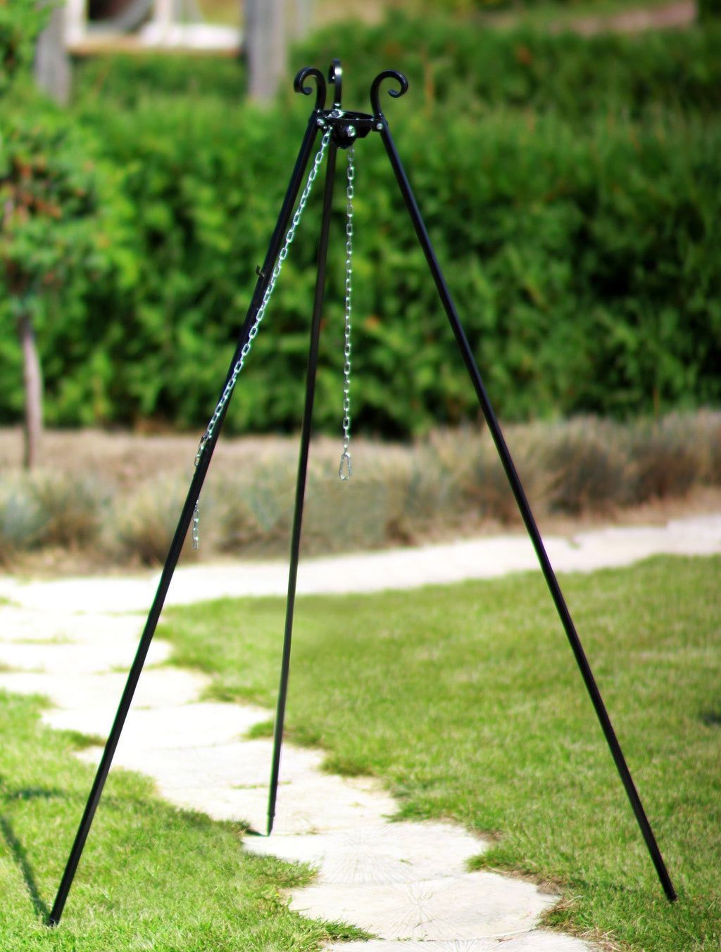 180 cm Tripod grilliteline + grilliritilä, 4 eri ritiläkokoa