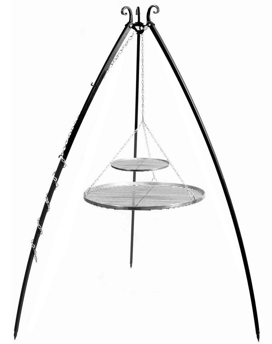 200 cm grilliteline + 2 grilliritilää 40cm + 70cm, SS