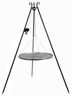 180 cm Teräs Grilliteline vinssillä + grilliritilä, 4 eri kokoa