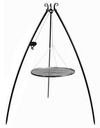 200 cm stativgrillställ + grillgaller, 4 olika gallerstorlekar