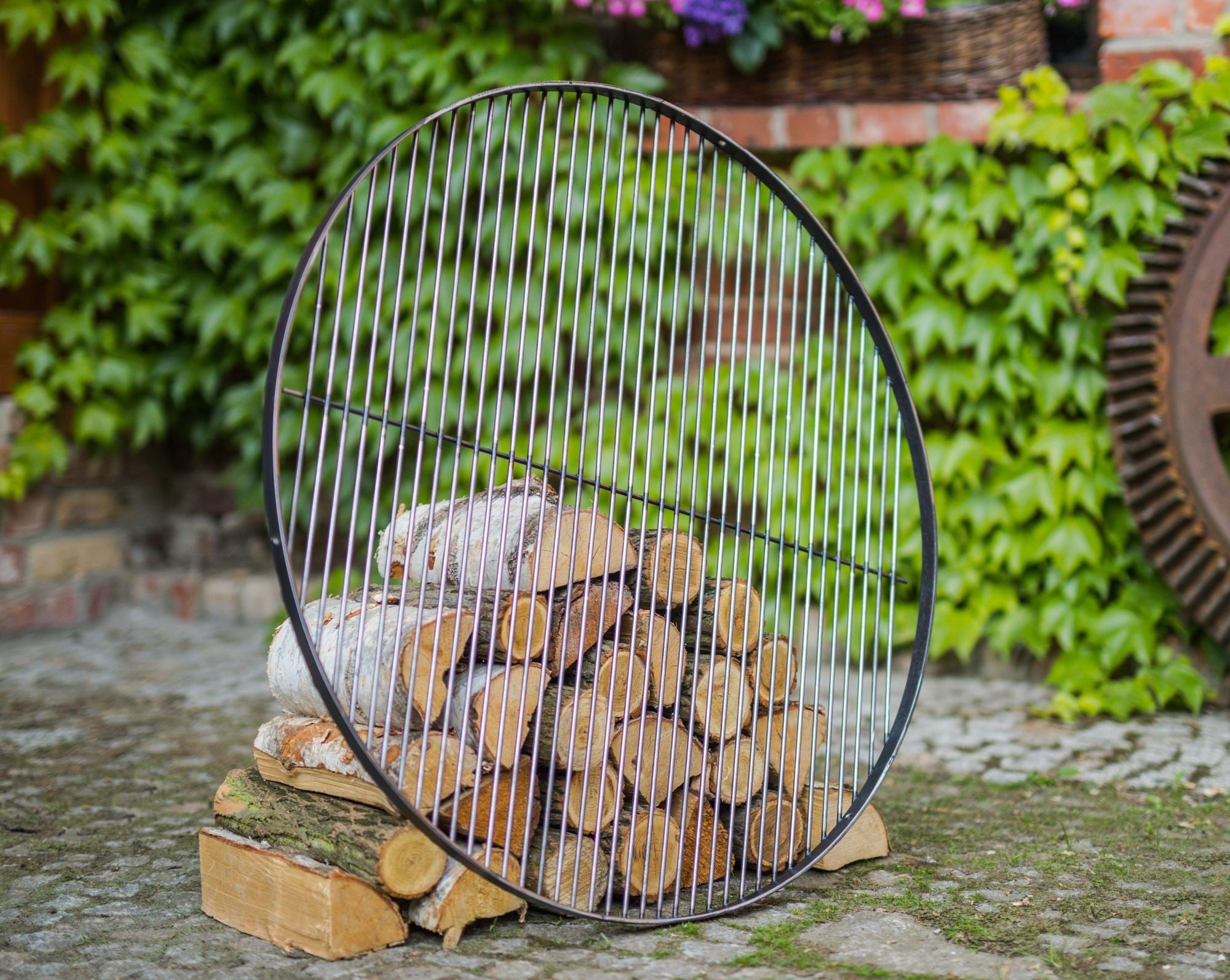 200 cm Tripod grilliteline + grilliritilä, 4 eri ritiläkokoa