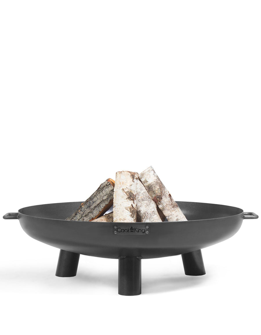 BALI utomhuseldstad, svart stål, 4 olika storlekar