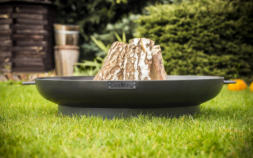 DUBAI utomhuseldstad, svart stål, 4 olika storlekar