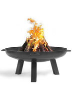 POLO ulkotulisija musta teräs, 4 eri kokoa