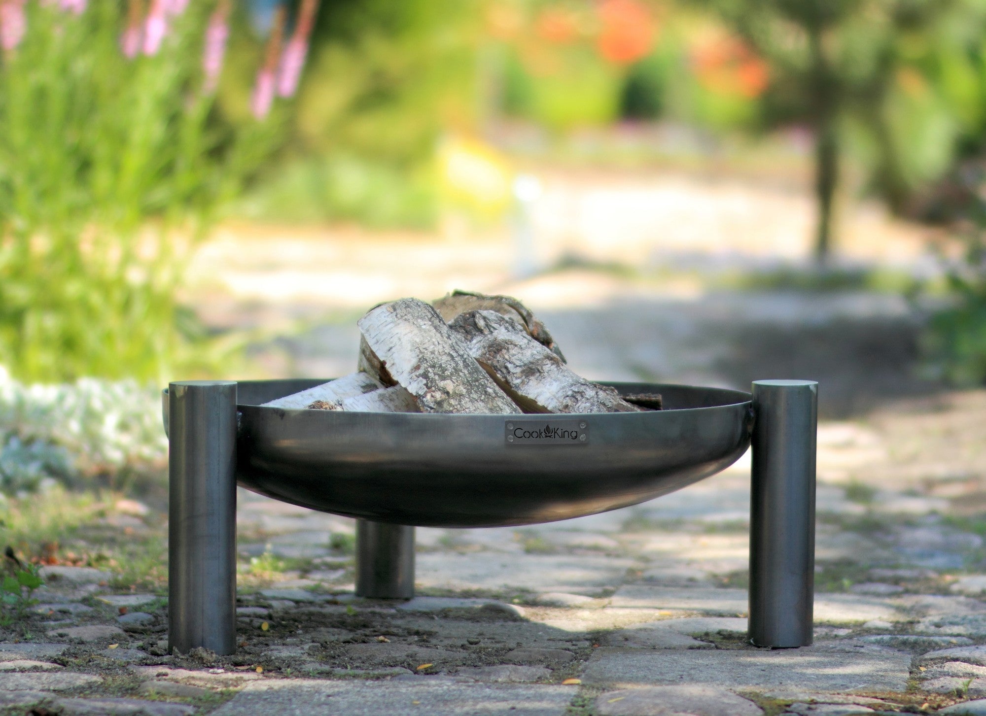 PALMA ulkotulisija musta teräs, 3 eri kokoa