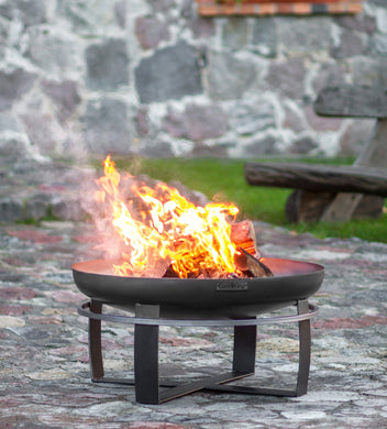 VIKING utomhuseldstad, stål, 4 olika storlekar