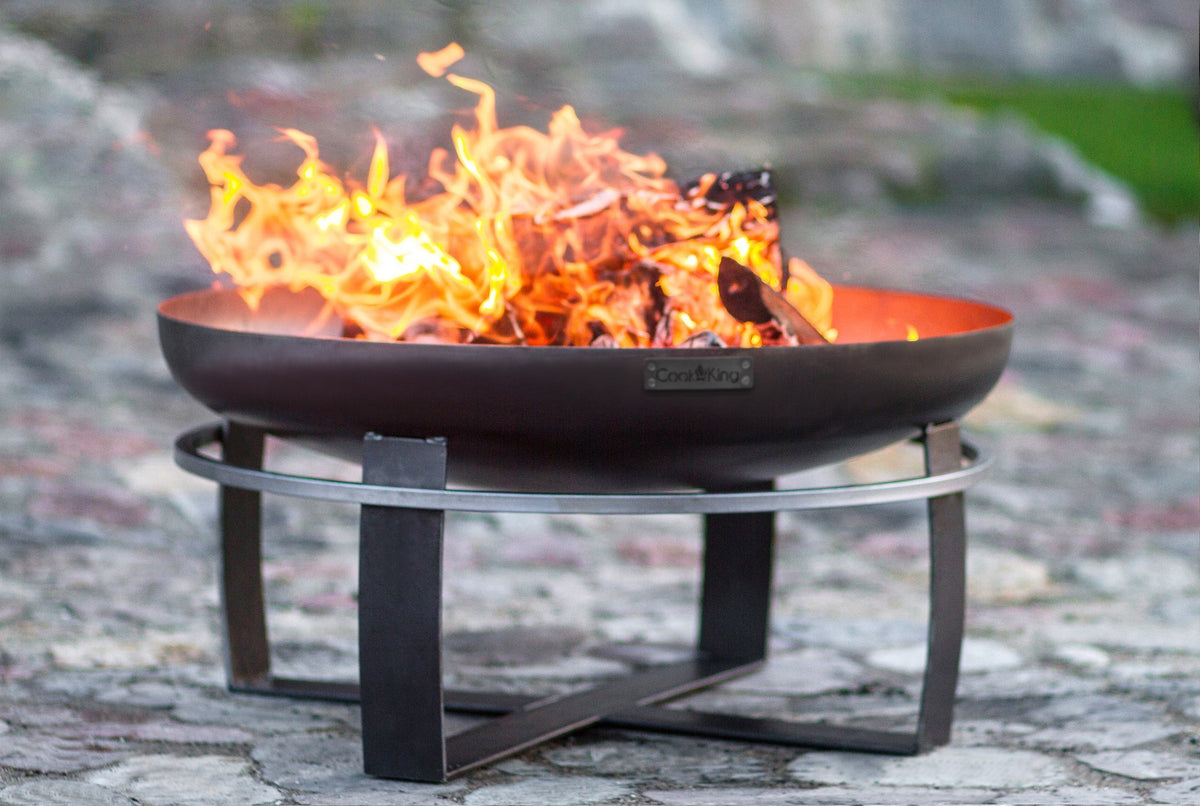 VIKING utomhuseldstad, stål, 4 olika storlekar