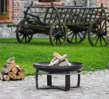 VIKING utomhuseldstad, stål, 4 olika storlekar