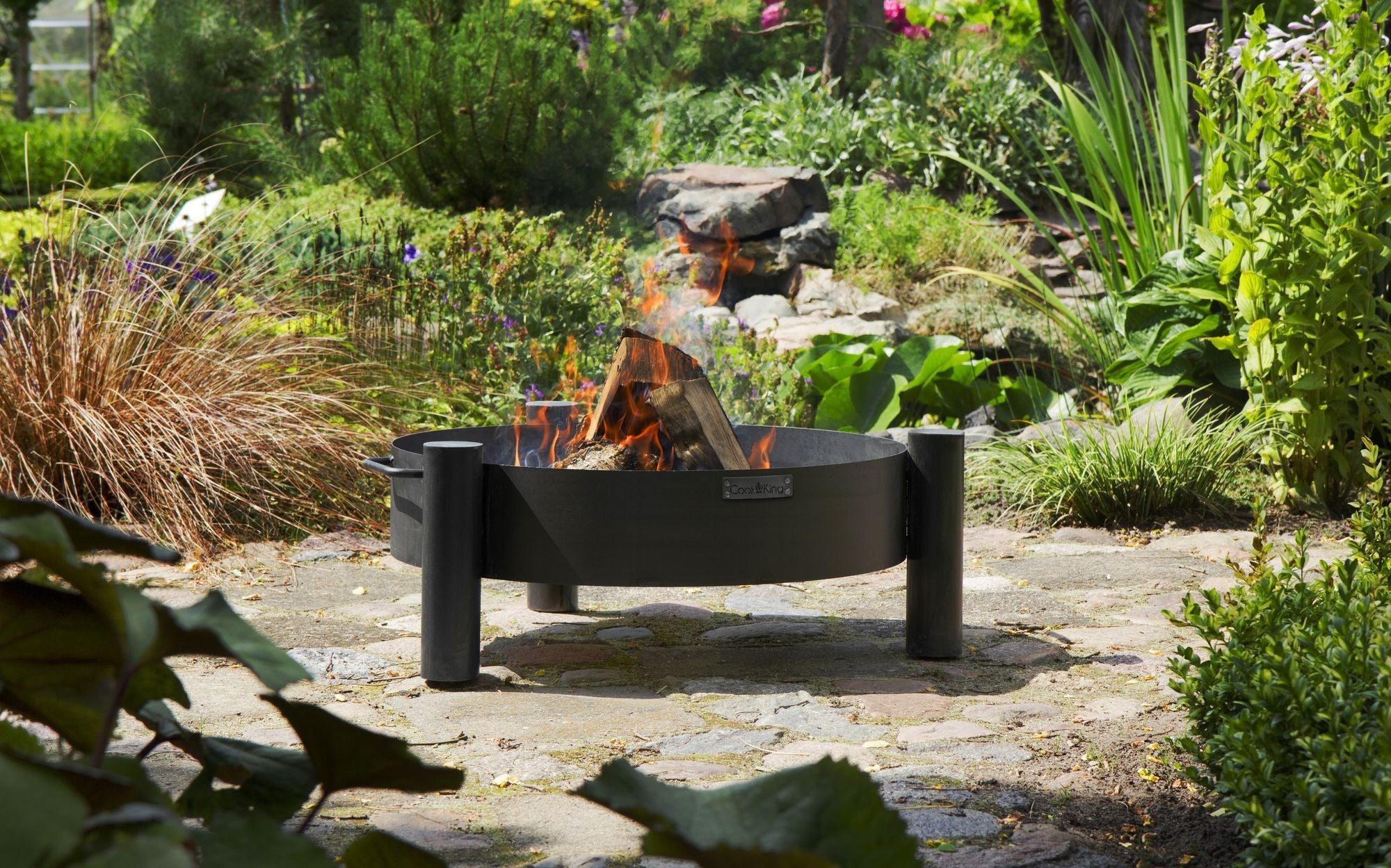 HAITI ulkotulisija musta teräs, 3 eri kokoa