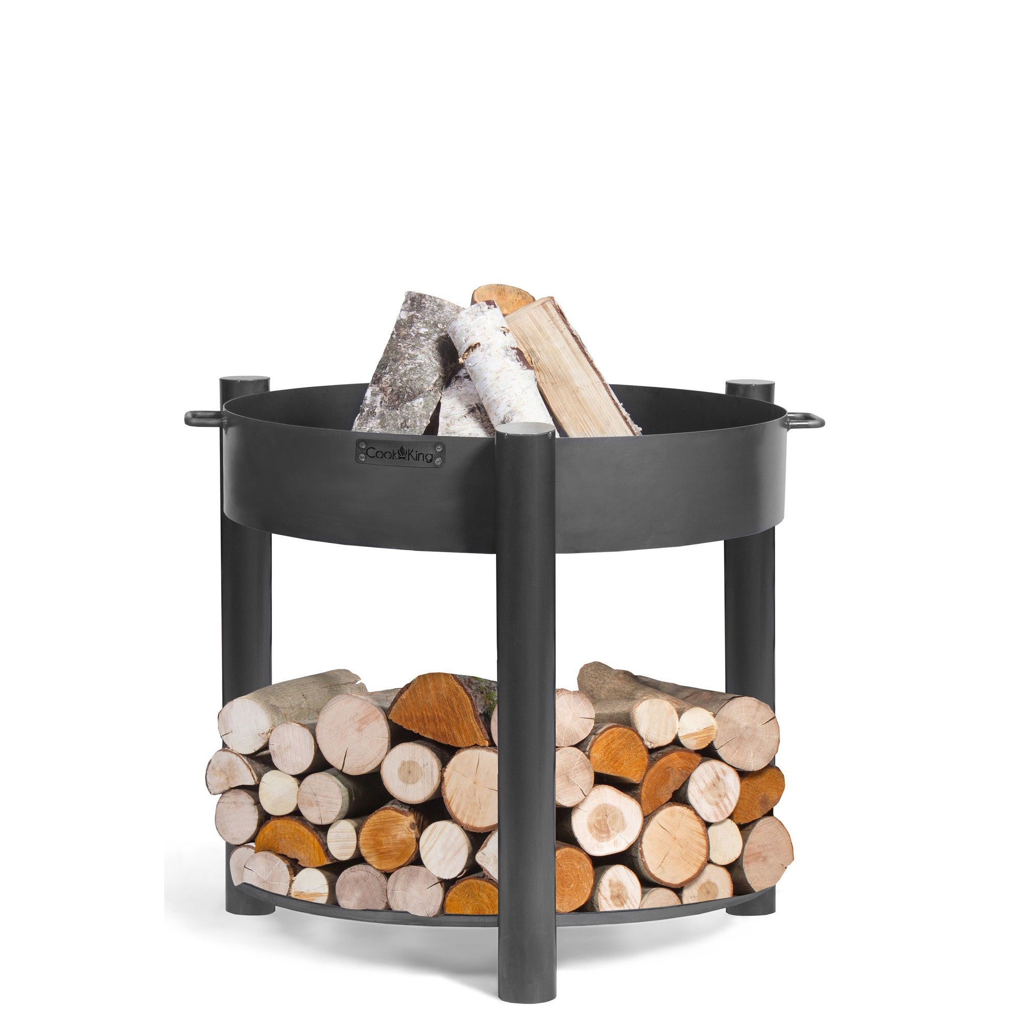 MONTANA HIGH ulkotulisija musta teräs, 3 eri kokoa