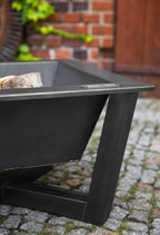 BRASIL ulkotulisija musta teräs, 70 x 70 cm