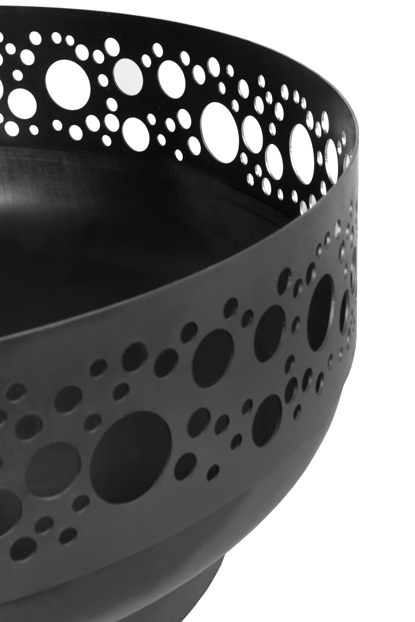 BOSTON ulkotulisija musta teräs, 80 cm