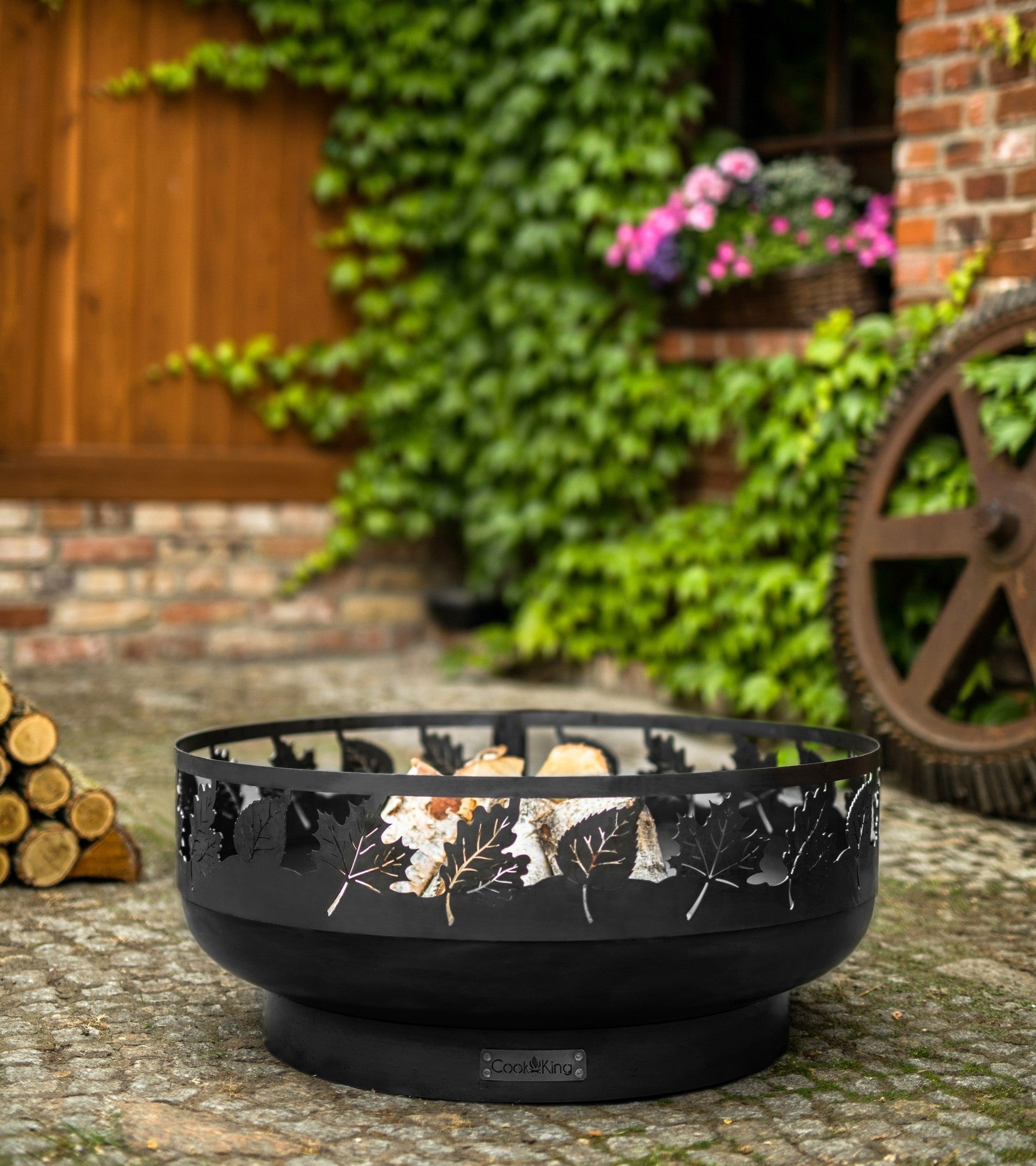 TORONTO ulkotulisija musta teräs, 80 cm