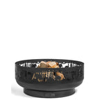 FOREST ulkotulisija musta teräs, 80 cm