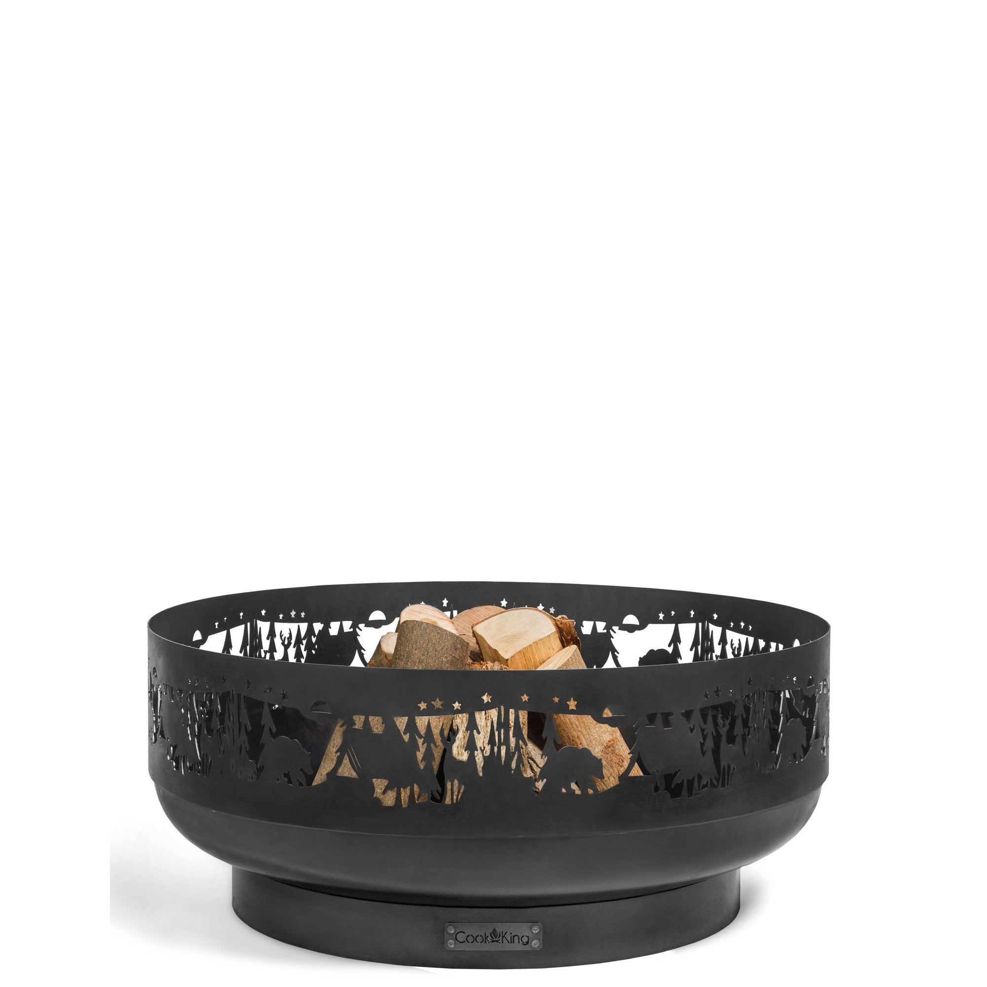 FOREST ulkotulisija musta teräs, 80 cm